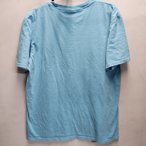 Piper Lou Inner Serial Killer heart design teal graphic tee shirt unisex large - Picture 3 of 6